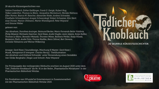 Tödlicher Knoblauch - 28 skurrile Kürzestgeschichten (Hörbuch)